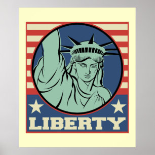 Poster da estátua da liberdade