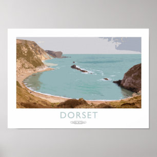 Poster da estrada de ferro de Dorset