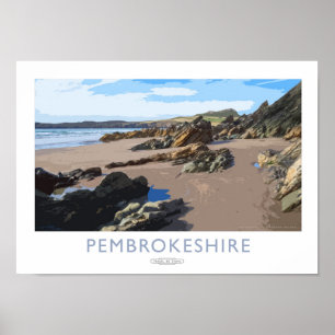 Poster da estrada de ferro de Pembrokeshire
