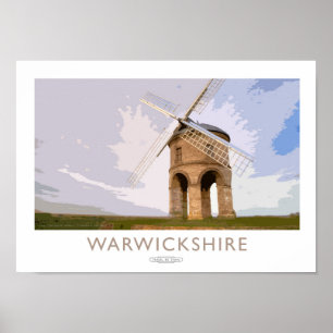 Poster da estrada de ferro de Warwickshire