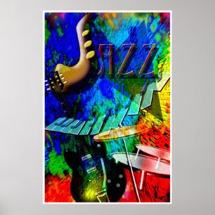 Poster da explosão do jazz