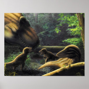 Poster da família de T.rex
