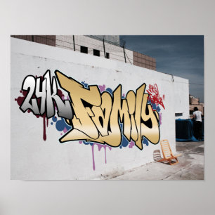 Poster da família dos grafites 24K