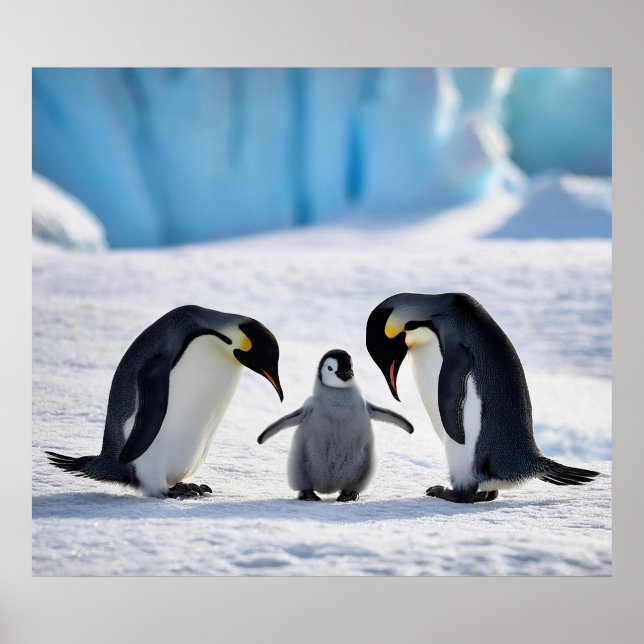 Poster da Família Penguin (Frente)