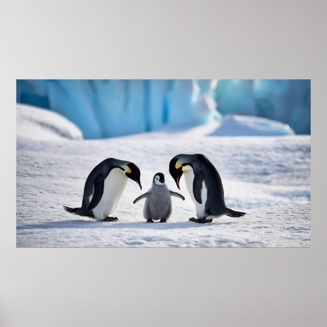 Poster da Família Penguin (Frente)
