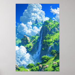 Poster da Fantasia da Ilha Mítica do Mundo Grande