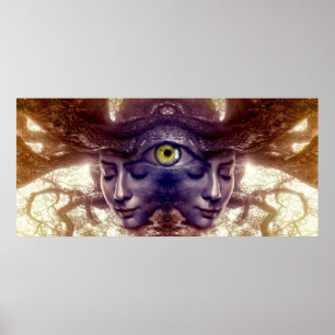 Poster da fantasia das árvores
