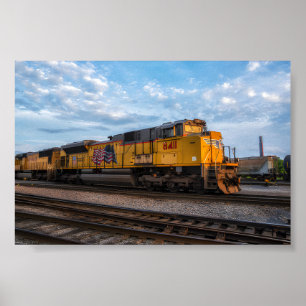 Poster da ferrovia do Pacífico da União