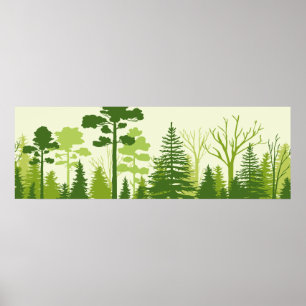 Poster da Floresta Verde