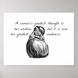 Poster da força de uma mulher o grande…