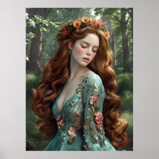 Poster da Forest Princess Fantasy - Ren Faire Muse