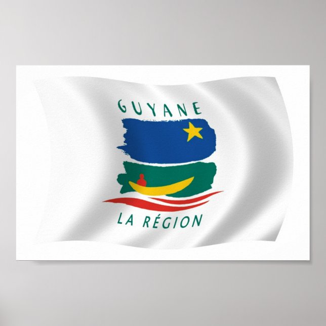 Poster da Guiana Francesa (Frente)