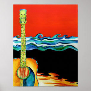 Poster da guitarra