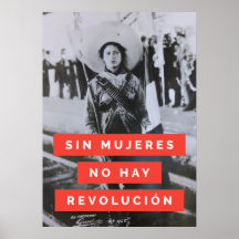 Poster da História da Mulher Revolucionária Zapati
