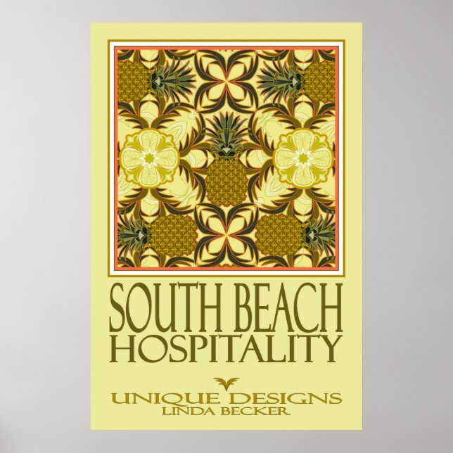 Poster da Hospitalidade de South Beach (Frente)