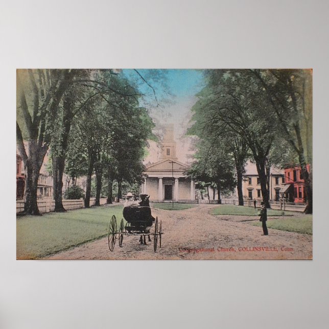 Poster da Igreja de Collinsville (Frente)