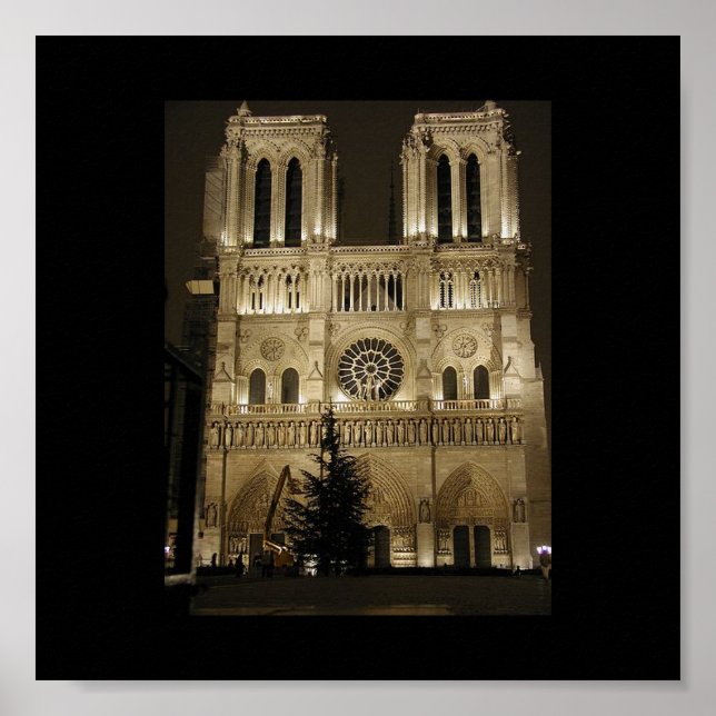 Poster da Igreja Notre Dame (Frente)