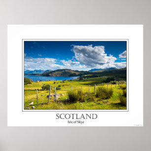 Poster da ilha de Skye em Scotland