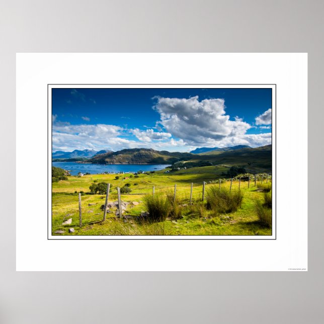 Poster da ilha de Skye, na Escócia (Frente)