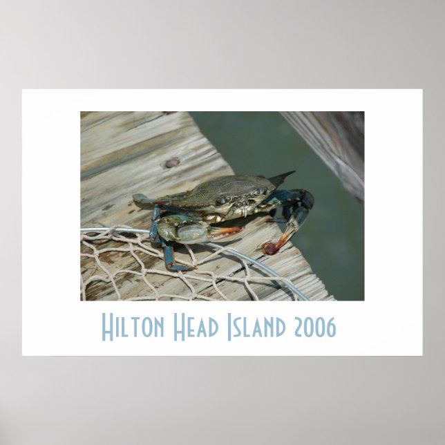 Poster da Ilha Hilton Head (Frente)