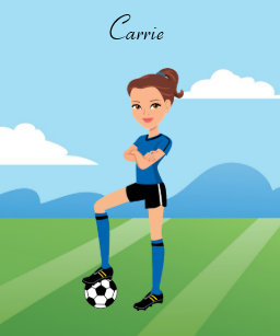 Arte E Decoracao De Parede Futebol Mulher Zazzle Com Br Ideal para decoracao de quarto infantil para menino. parede futebol mulher