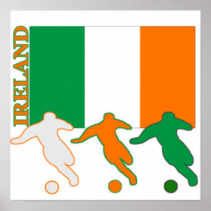 Poster da Irlanda do futebol