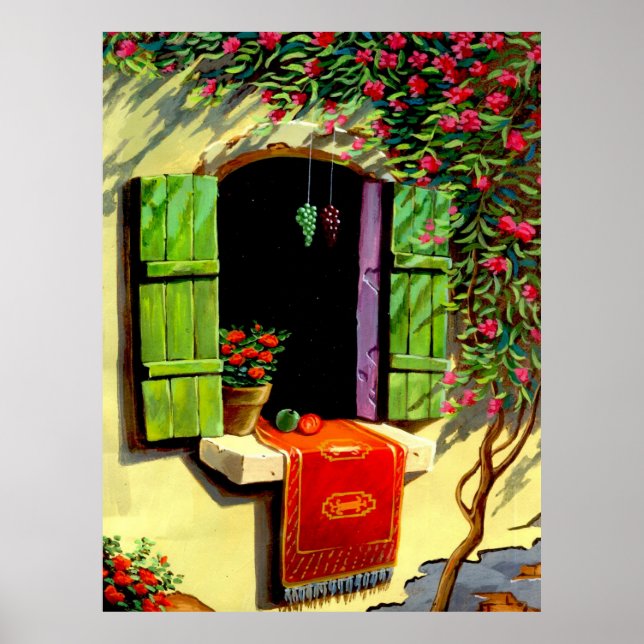 Poster da janela Villa (Frente)