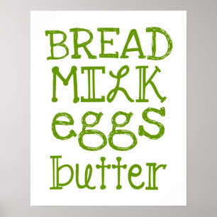 Poster da lista do mantimento