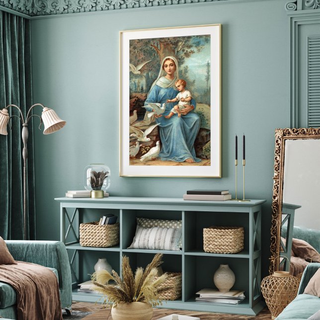 Poster da Madonna Azul Francesa (Criador carregado)