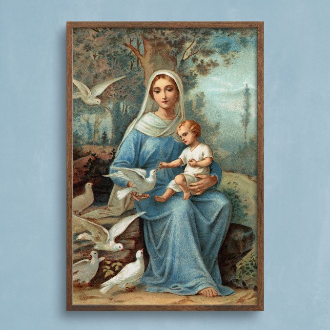 Poster da Madonna Azul Francesa (Criador carregado)