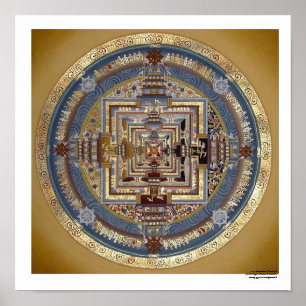 Poster da mandala B de Kalachakra