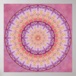 Poster da mandala da baga do verão