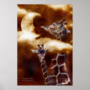 Poster Da maneira poster/impressão da arte acima lá