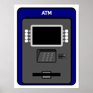 Poster da máquina do ATM