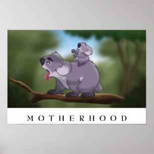 Poster da "maternidade" do Koala