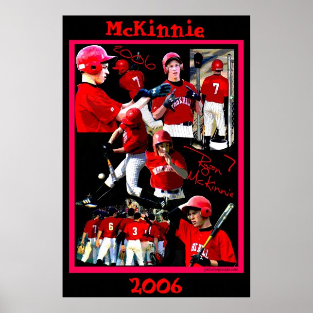 Poster da McKinnie Freshman Baseball (Frente)