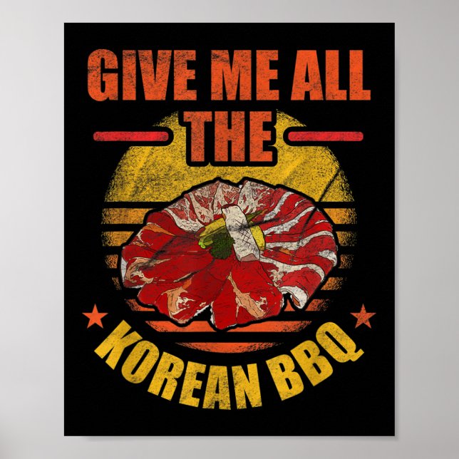 Poster Dá-Me Todo O Churrasco Coreano - Bulgária Barbeque (Frente)