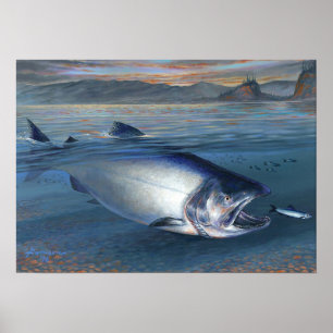 Poster da mordida do amanhecer do rei salmão