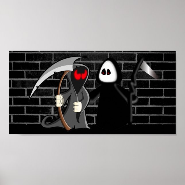 Poster da Morte por Morte de Grim Reaper (Frente)