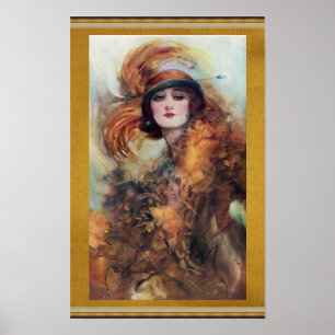 Poster da mulher do Victorian