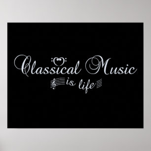 Poster da música clássica