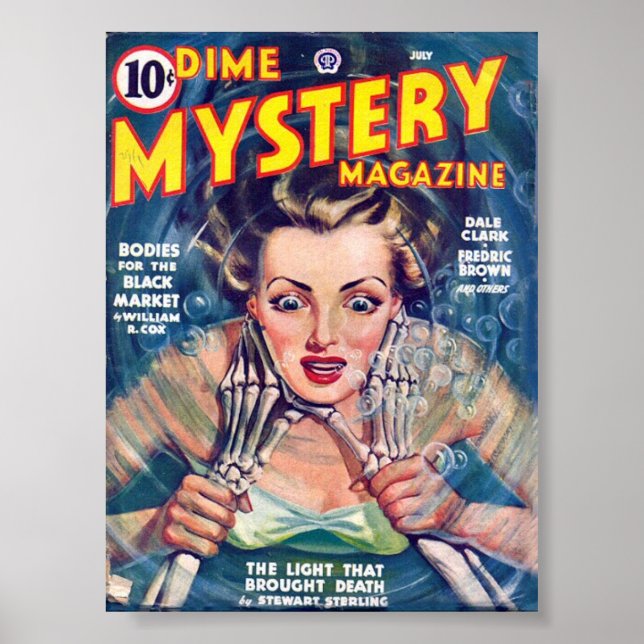 Poster da Mystery Magazine (Frente)