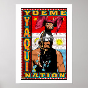 Poster da nação de Yaqui