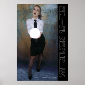 Poster da NASA Orb da República do Sci-Fi