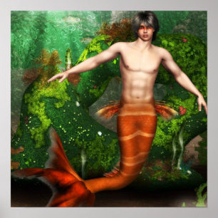 Poster da natação do Merman