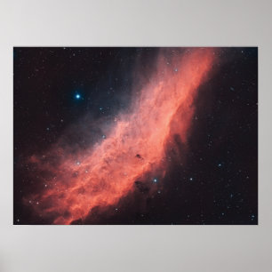 Poster da nebulosa de Califórnia