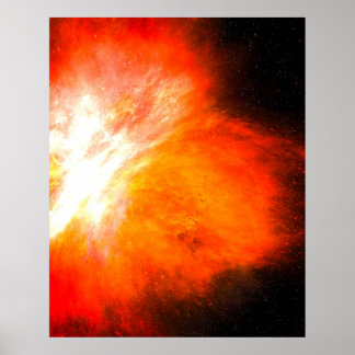 Poster da Nebulosa do Incêndio Bloqueado