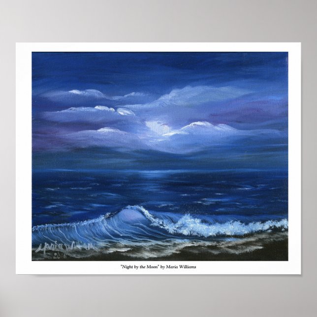 poster da "Noite pela Lua" com limite por MWilliam (Frente)