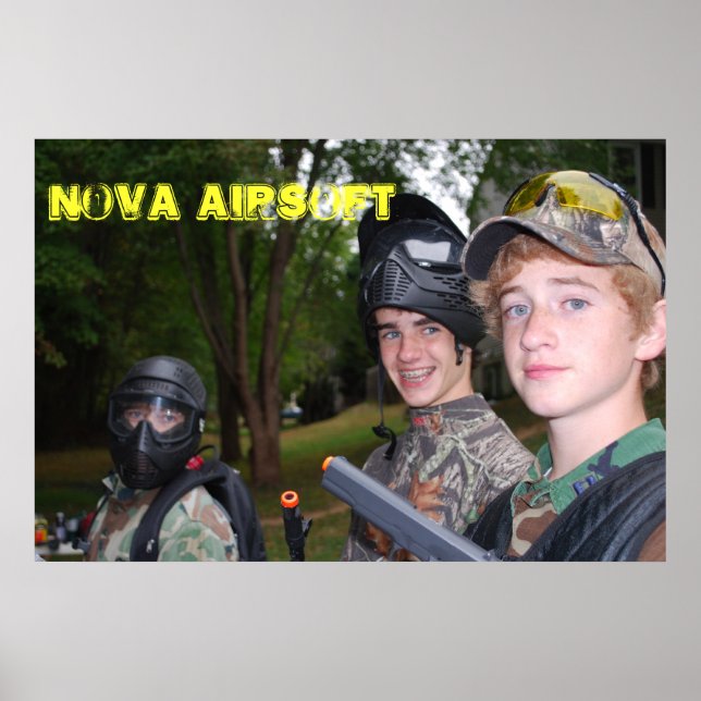 Poster da nova airsoft (Frente)