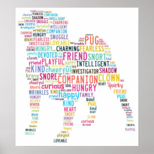 Poster da nuvem do Pug